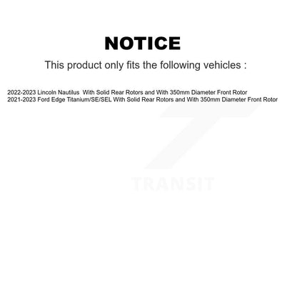 Brake Pads Kit-KNF-101988 - Kit.bestparts.ca