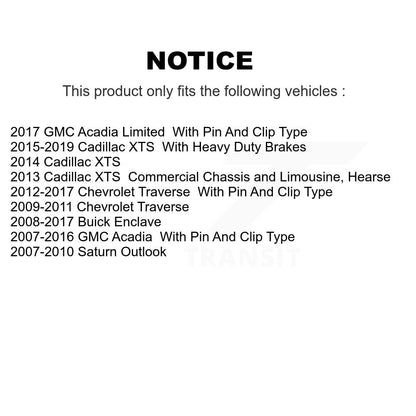 Parking Brake Shoe Kit-KNH-100046 - Kit.bestparts.ca