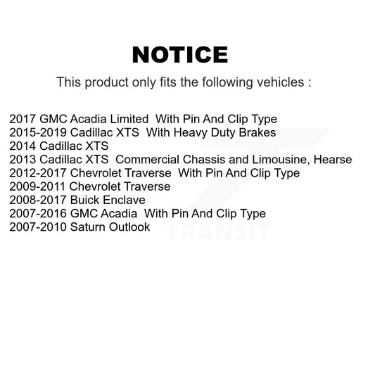 Parking Brake Shoe Kit-KNH-100046 - Kit.bestparts.ca
