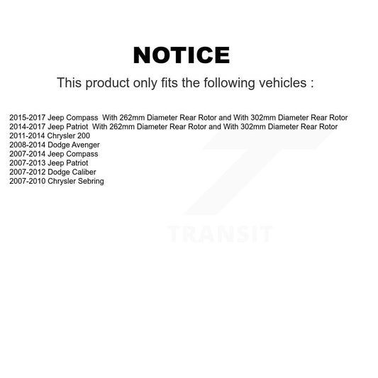 Parking Brake Shoe Kit-KNH-100060 - Kit.bestparts.ca