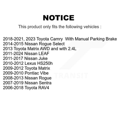 Parking Brake Shoe Kit-KNH-100073 - Kit.bestparts.ca