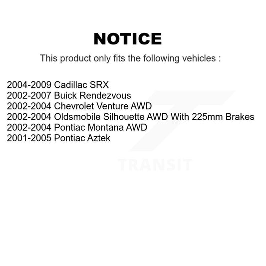 Parking Brake Shoe Kit-KNH-100088 - Kit.bestparts.ca