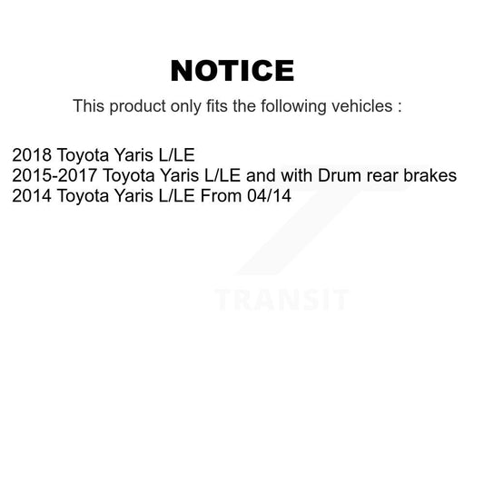 Drum Brake Shoe Kit-KNH-100117 - Kit.bestparts.ca