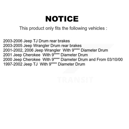 Drum Brake Shoe Kit-KNH-100125 - Kit.bestparts.ca