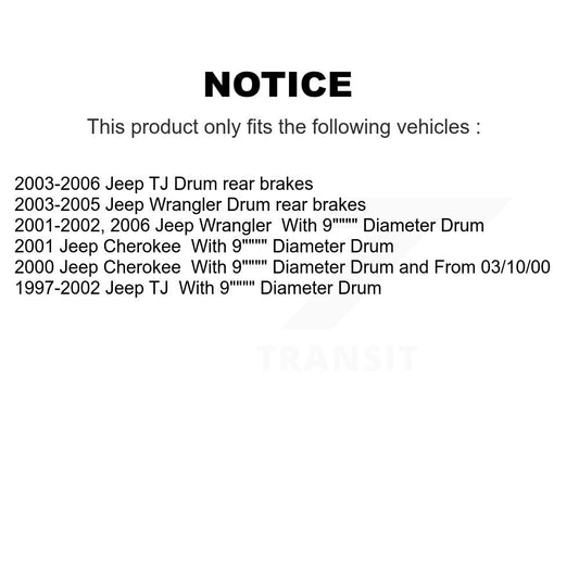 Drum Brake Shoe Kit-KNH-100125 - Kit.bestparts.ca