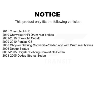 Drum Brake Shoe Kit-KNH-100126 - Kit.bestparts.ca