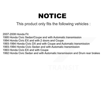 Drum Brake Shoe Kit-KNH-100160 - Kit.bestparts.ca