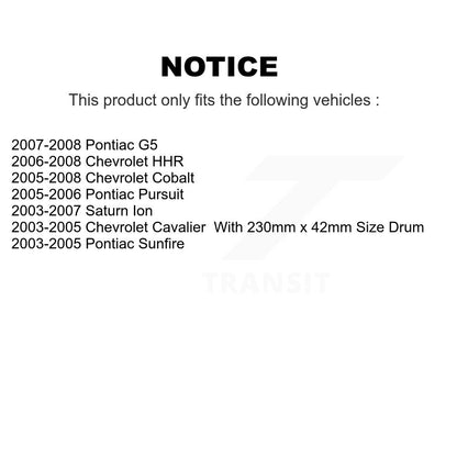Drum Brake Shoe Kit-KNH-100161 - Kit.bestparts.ca