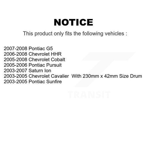 Drum Brake Shoe Kit-KNH-100161 - Kit.bestparts.ca