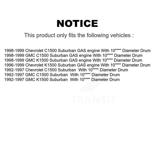 Drum Brake Shoe Kit-KNH-100164 - Kit.bestparts.ca
