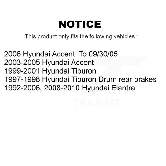 Drum Brake Shoe Kit-KNH-100171 - Kit.bestparts.ca