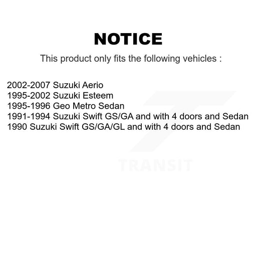 Drum Brake Shoe Kit-KNH-100180 - Kit.bestparts.ca