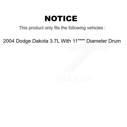 Drum Brake Shoe Kit-KNH-100189 - Kit.bestparts.ca