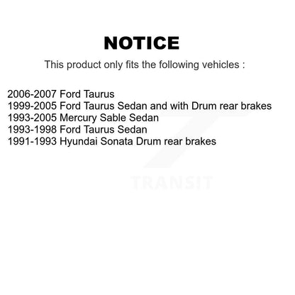 Drum Brake Shoe Kit-KNH-100208 - Kit.bestparts.ca