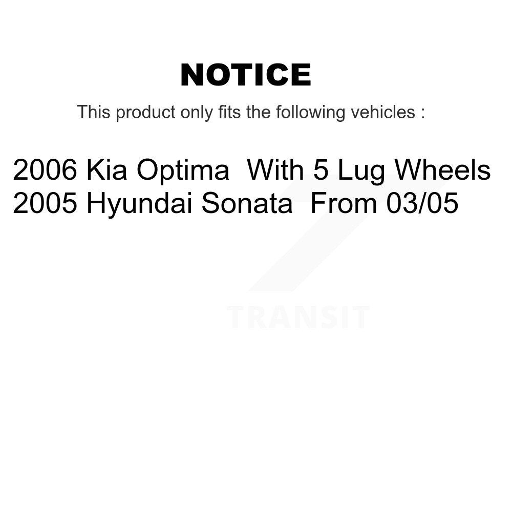 Parking Brake Shoe Kit-KNH-100217 Kit.bestparts.ca