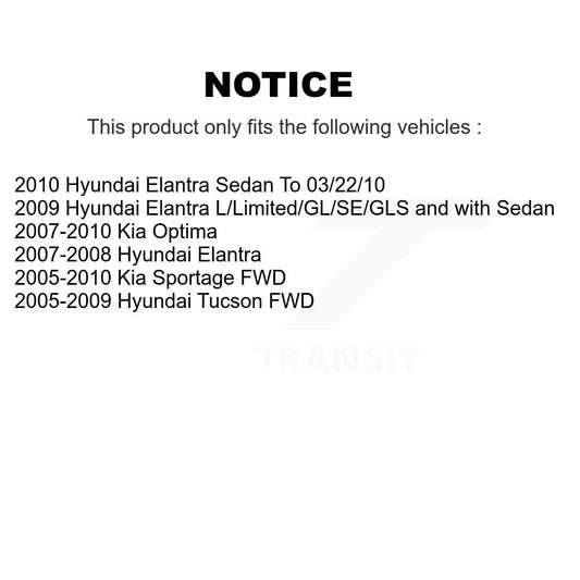 Brake Pads Kit-KNN-100653 - Kit.bestparts.ca