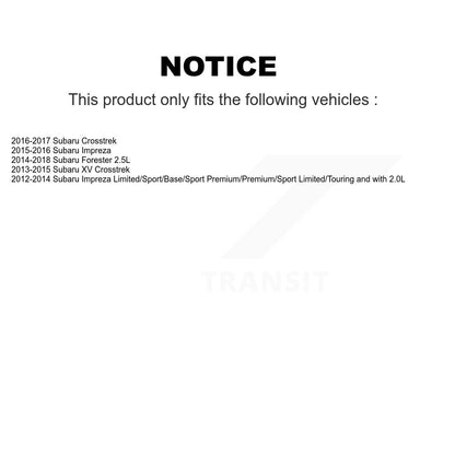 Brake Pads Kit-KNN-101455 - Kit.bestparts.ca