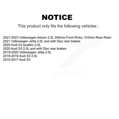 Brake Pads Kit-KNW-100652 - Kit.bestparts.ca