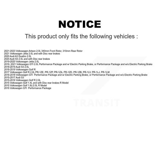 Brake Pads Kit-KNW-100763 - Kit.bestparts.ca