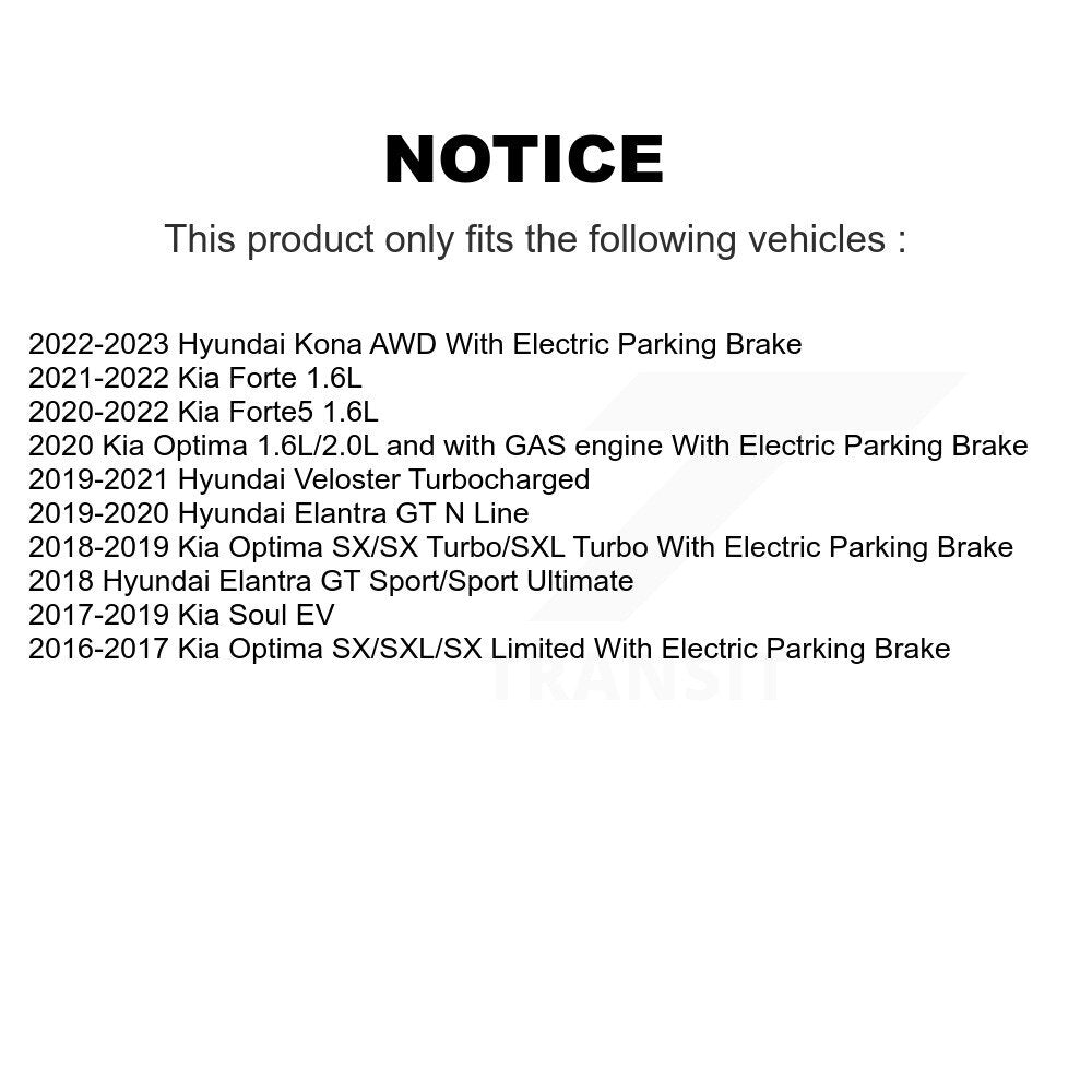 Brake Pads Kit-KPF-100286 - Kit.bestparts.ca
