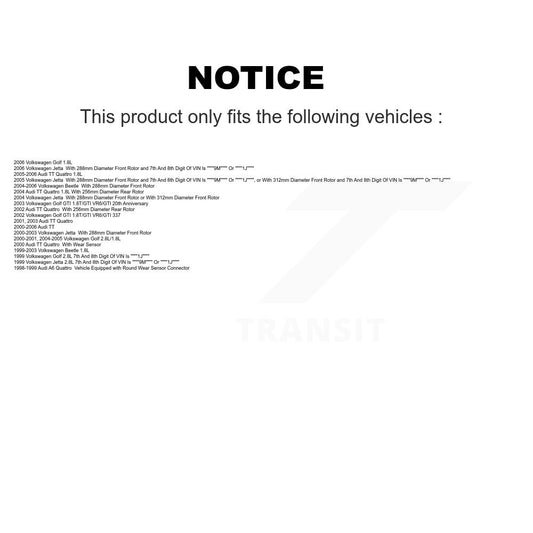 Brake Pads Kit-KPF-100328 - Kit.bestparts.ca