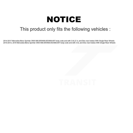Brake Pads Kit-KPW-100122 - Kit.bestparts.ca