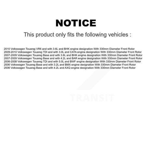 Brake Pads Kit-KPW-100633 - Kit.bestparts.ca