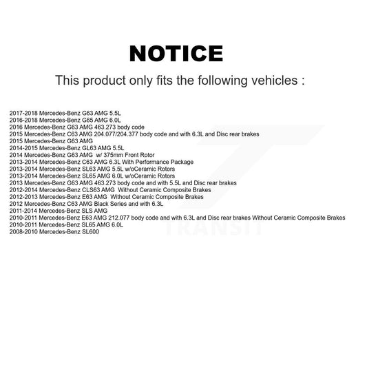 Brake Pads Kit-KPW-100833 - Kit.bestparts.ca