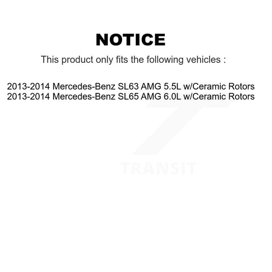 Brake Pads Kit-KPW-100836 - Kit.bestparts.ca