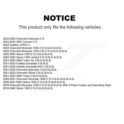 Brake Pads Kit-KPW-100983 - Kit.bestparts.ca