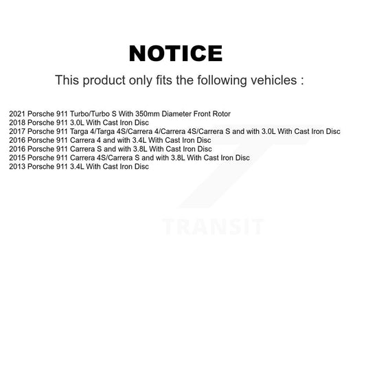 Brake Pads Kit-KPW-101163 - Kit.bestparts.ca