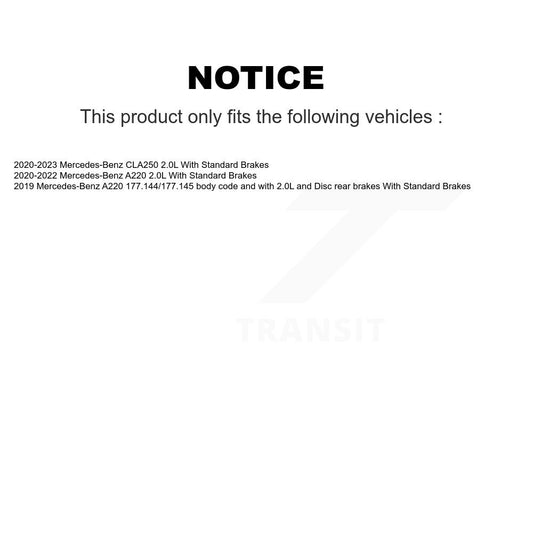 Brake Pads Kit-KPW-101591 - Kit.bestparts.ca