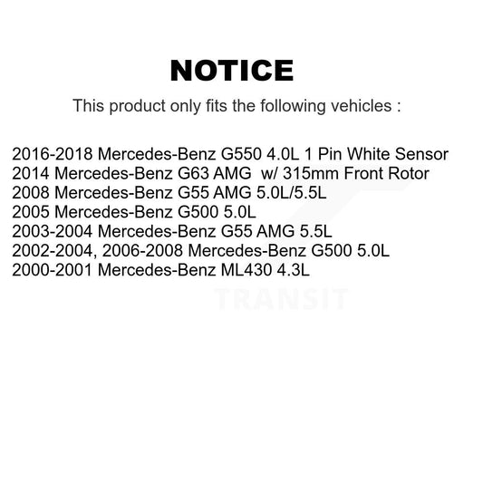 Disc Brake Pad Wear Sensor Kit-KSE-100098 - Kit.bestparts.ca