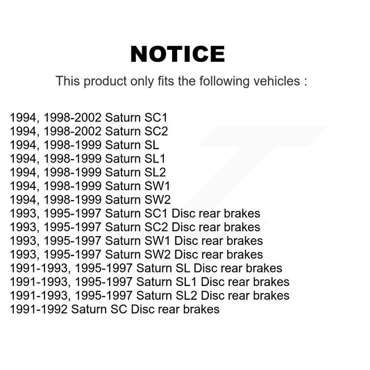 Brake Pads Kit-KSM-100255 - Kit.bestparts.ca