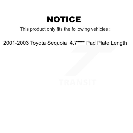 Brake Pads Kit-KSM-100342 - Kit.bestparts.ca