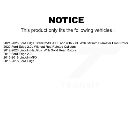 Brake Pads Kit-KSM-100470 - Kit.bestparts.ca