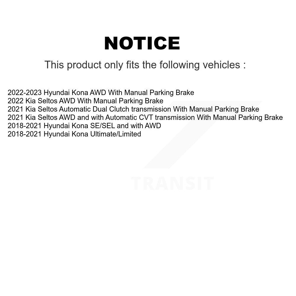 Brake Pads Kit-KSM-100683 - Kit.bestparts.ca
