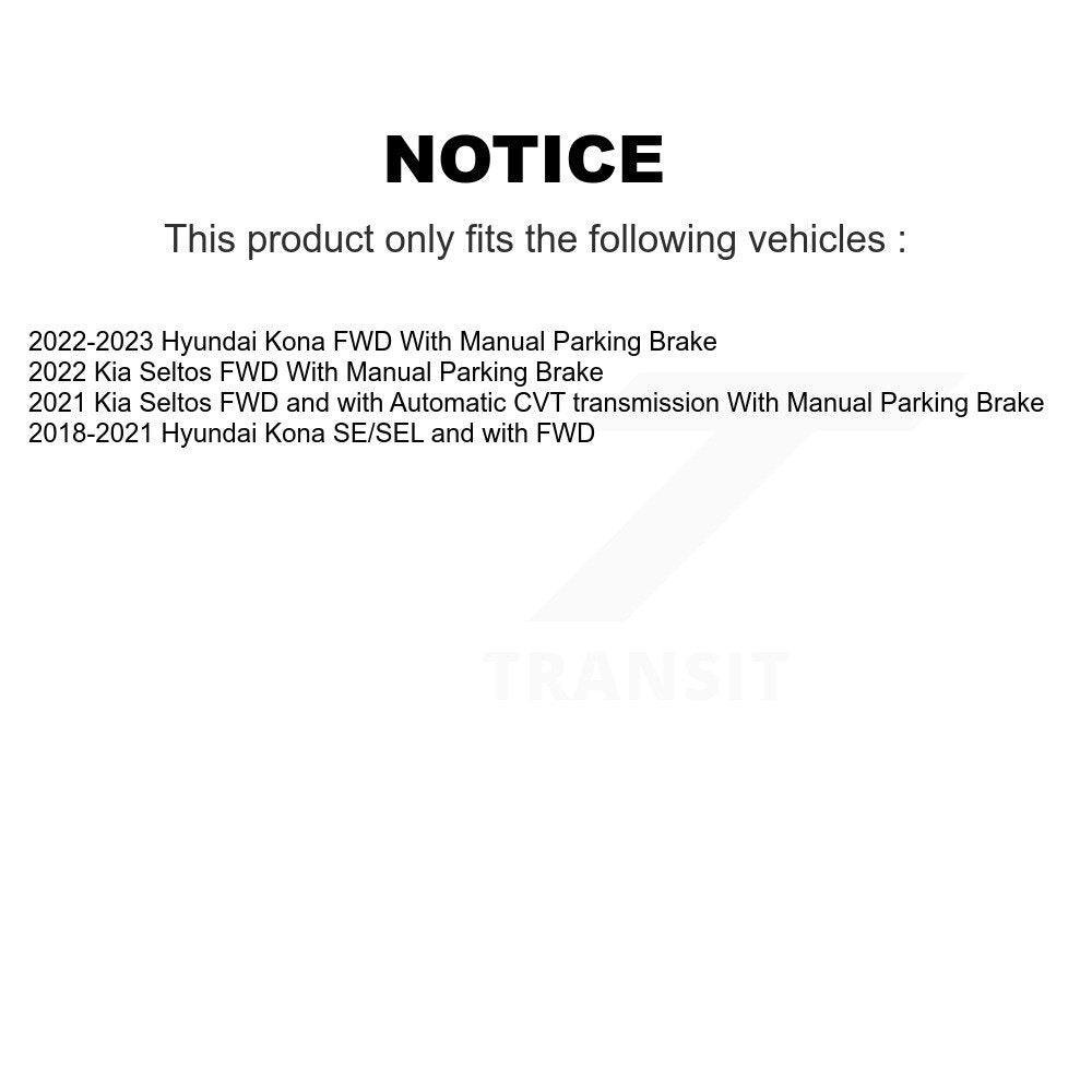 Brake Pads Kit-KSM-100684 - Kit.bestparts.ca Kit.bestparts.ca