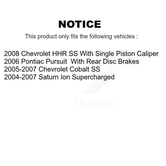 Brake Pads Kit-KSN-100003 - Kit.bestparts.ca