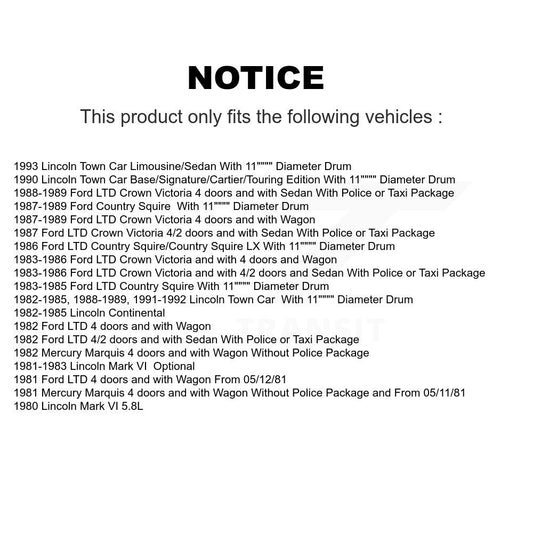 Brake Pads Kit-KSN-100052 - Kit.bestparts.ca