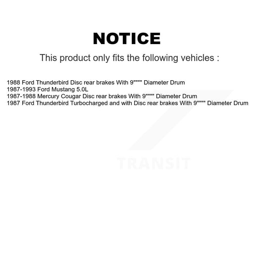 Brake Pads Kit-KSN-100053 - Kit.bestparts.ca
