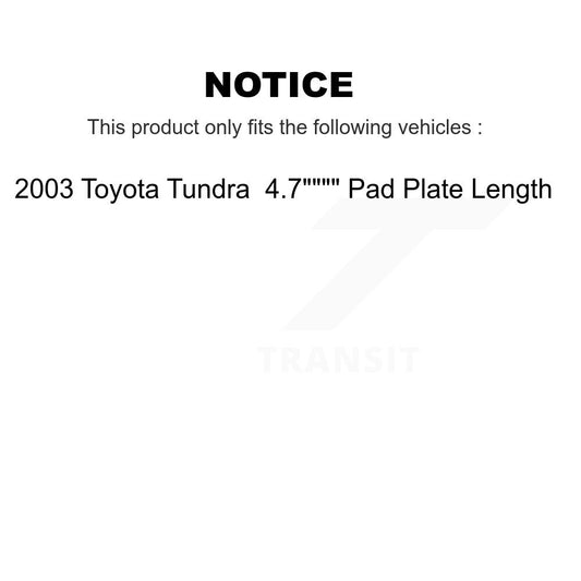 Brake Pads Kit-KSN-100291 - Kit.bestparts.ca