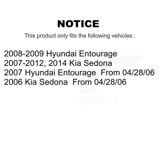 Brake Pads Kit-KSN-100643 - Kit.bestparts.ca