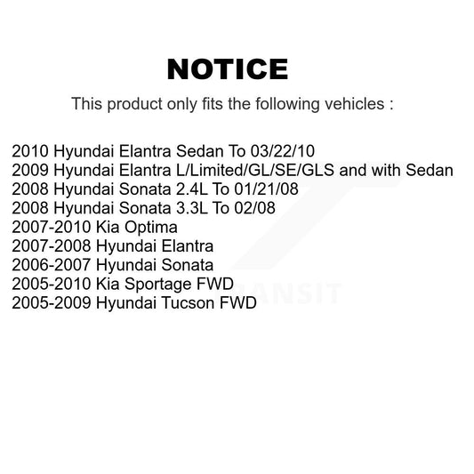 Brake Pads Kit-KSN-100659 - Kit.bestparts.ca