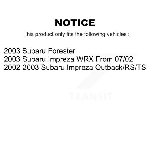 Brake Pads Kit-KSN-100668 - Kit.bestparts.ca