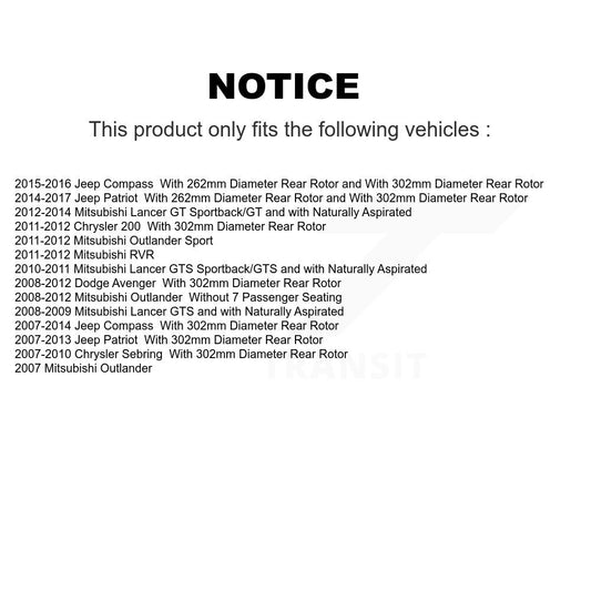 Brake Pads Kit-KSN-100682 - Kit.bestparts.ca