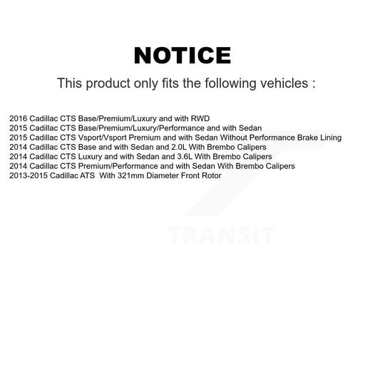 Brake Pads Kit-KSN-100931 - Kit.bestparts.ca