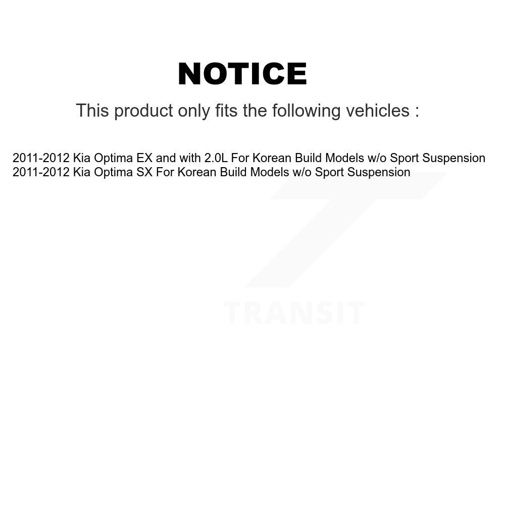 Suspension Strut Coil Spring Assembly Kit-KSS-105368 - Kit.bestparts.ca