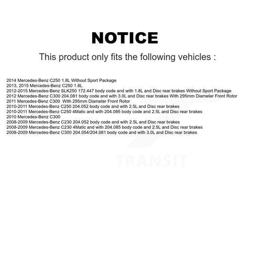 Brake Pads Kit-KSW-100363 - Kit.bestparts.ca