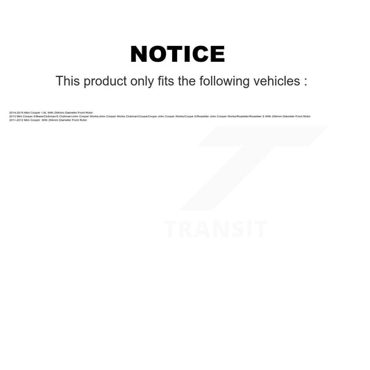 Brake Pads Kit-KSW-100395 - Kit.bestparts.ca
